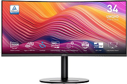 Монитор MSI 34" Modern MD342CQP черный VA LED 21:9 HDMI M/M матовая HAS Piv 3500:1 300cd 178гр/178гр