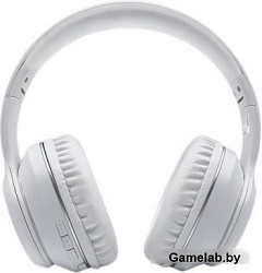 Гарнитура накладные Hyundai H-HP103 белый беспроводные bluetooth оголовье