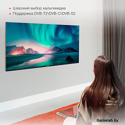 Телевизор LED Starwind 55" SW-LED55UG403 Яндекс.ТВ Frameless черный 4K Ultra HD 60Hz DVB-T DVB-T2 DV