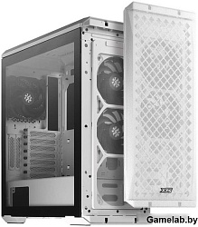 XPG DEFENDER WHITE (DEFENDER-WHCWW) (Midi-Tower, белый, TG, 120mm fan*3)