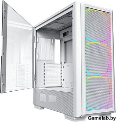 Корпус Montech Sky Two GX белый без БП ATX 10x120mm 5x140mm 2xUSB3.0 audio bott PSU