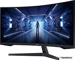 Монитор Samsung 34" C34G55TWWI черный VA LED 1ms 21:9 HDMI матовая 250cd 178гр/178гр 3440x1440 Displ
