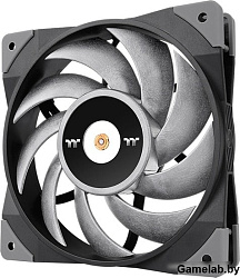 Вентилятор Thermaltake Toughfan 12 Turbo 120x120x25mm черный/серый 4-pin 28.1dB 217.7gr Ret
