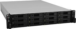 Synology Rack 2U ISCSI DialCont Array (QC2,4GhzCPU/8Gbupto64/2x1GbE+1x10GbE(+1xExpSlot) per controll