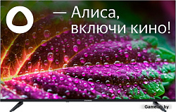 Телевизор LED Starwind 43" SW-LED43UG403 Яндекс.ТВ Frameless черный 4K Ultra HD 60Hz DVB-T DVB-T2 DV
