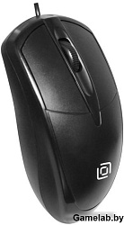 Мышь Oklick 125M черный оптическая (1500dpi) USB (2but)