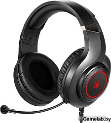 Наушники с микрофоном A4Tech Bloody G220S черный 2м мониторные USB оголовье (G220S USB/ BLACK)
