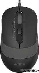 Мышь A4 Fstyler FM10 черный/серый оптическая (1600dpi) USB (3but)