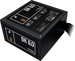 Блок питания 1STPLAYER DK PREMIUM 600W / ATX 2.4, APFC, 80 PLUS BRONZE, 120mm fan / PS-600AX