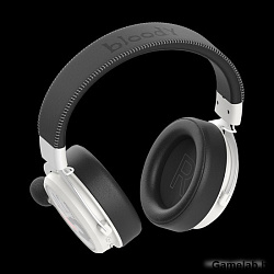 Наушники с микрофоном A4Tech Bloody MR590 Sports белый/черный 1.5м мониторные BT/Radio/3.5mm оголовь