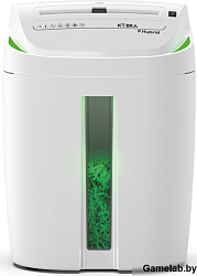 Шредер Kobra C4-Hybrid E/S серый (секр.P-4) перекрестный 15лист. 40лтр. скрепки скобы пл.карты CD