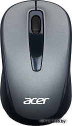 Мышь Acer OMR134 серый оптическая (1000dpi) беспроводная USB для ноутбука (2but)