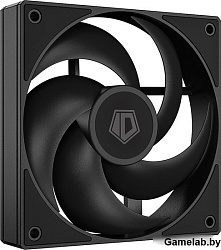 Вентилятор ID-Cooling AS-120-K 120x120x25mm черный 4-pin 14-30dB 170gr Ret