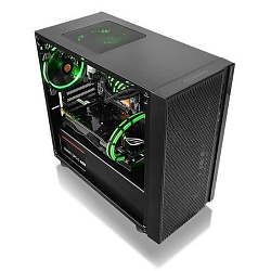 Корпус Thermaltake Versa H18 Window черный без БП mATX 2xUSB2.0 1xUSB3.0 audio bott PSU