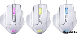 Мышка USB OPTICAL BULLSEYE WHITE RGB 71861 REDRAGON