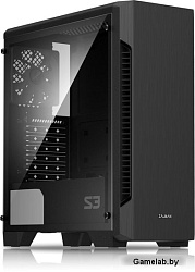 Корпус Zalman S3 черный без БП ATX 2x120mm 2xUSB2.0 1xUSB3.0 audio bott PSU