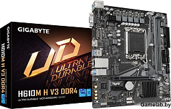Материнская плата H610 S1700 MATX H610M H V3 DDR4 GIGABYTE
