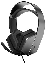 Philips Игровая гарнитура TAG5106BK, DTS Headphone:X 2.0, 2,4 ГГц беспроводное + BT5.2 + 3,5 мм, Изл