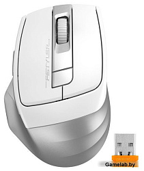 Мышь A4Tech Fstyler FB35C белый оптическая (2400dpi) беспроводная BT/Radio USB (6but)