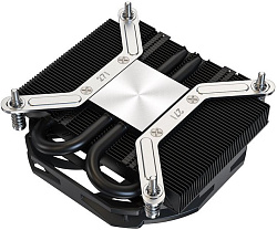 ID-COOLING IS-28i BLACK LGA1851/1700/1200/115X низкопрофильный высота 28mm (48шт/кор, TDP 65W, PWM, 