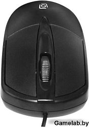 Мышь Oklick 125M черный оптическая (1500dpi) USB (2but)