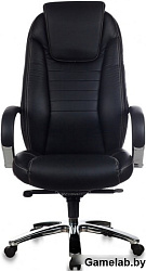 Кресло руководителя Бюрократ T-9923SL черный кожа крестовина металл хром