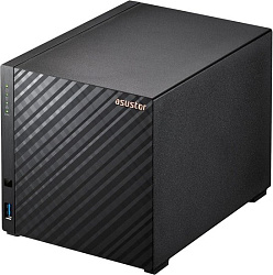 ASUSTOR AS1104T 4-Bay NAS/CPU (2Core) 1.4GHz/1GBDDR4/noHDD,LFF(HDD,SSD)/1x1GbE(LAN)/2xUSB3.2/; 90IX0