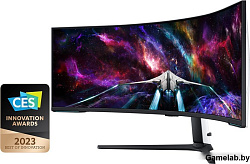 Монитор Samsung 57" Odyssey Neo G9 S57CG952NI черный VA LED 32:9 HDMI полуматовая HAS Piv 420cd 178г