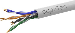 Кабель информационный Suprlan Premium 01-0313-5 кат.5E U/UTP 4X2X24AWG PVC внутренний 305м серый