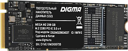 Накопитель SSD Digma PCI-E 3.0 x4 256Gb DGSM3256GM23T Mega M2 M.2 2280