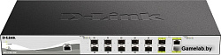 D-Link DXS-1210-12SC/B1A, PROJ L2+ Smart Switch with 10 10GBase-X SFP+ ports and 2 10GBase-T/SFP+ co
