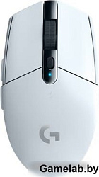 Logitech Мышь Logitech Мышь игровая Logitech G304 Lightspeed White белая, 200-12000dpi, беспроводная