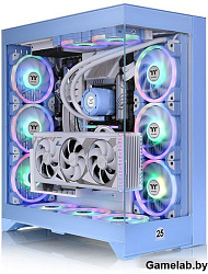 Корпус Thermaltake CTE E600MX Hydrangea Blue без БП E-ATX 3x140mm 2xUSB3.0 1xUSB3.1 audio bott PSU