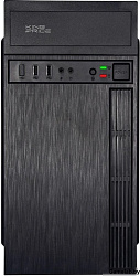 Корпус KingPrice KPCC-MN210 черный без БП mATX 1x80mm 2x120mm 2xUSB2.0 audio