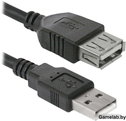 Кабель USB2 AM-AF 5M USB02-17 87454 DEFENDER