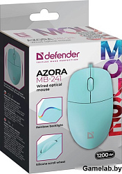 Мышка AZORA MB-241 BLUE 52243 DEFENDER