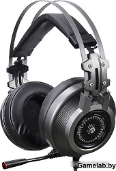 Наушники с микрофоном A4 Bloody J527 серый 2м мониторные USB оголовье (J527)