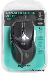Мышь Logitech M500s черный оптическая (4000dpi) USB (7but)