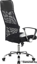 Кресло руководителя Бюрократ CH-600SL черный искусст.кожа/сетка/ткань крестовина металл хром