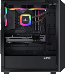 Корпус XASTRA  A406 4ARGB Black ATX/Mesh/ tempered glass / 4x120mm ARGB PWM fans/ A406-4FC12A