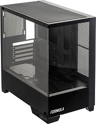 Корпус Formula Cristal Z1M черный без БП mATX 2xUSB2.0 1xUSB3.0 audio bott PSU