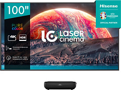 Телевизор LED Hisense 100" Laser TV 100L9H черный 4K Ultra HD 100Hz DVB-T DVB-T2 DVB-C DVB-S DVB-S2 