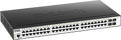 D-Link DGS-3000-52L/B, L2 Managed Switch with 48 10/100/1000Base-T ports and 4 1000Base-X SFP ports.