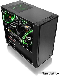 Корпус Thermaltake Versa H17 window черный без БП mATX 2xUSB2.0 1xUSB3.0 audio bott PSU