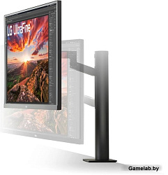 Монитор LG 27" UltraFine 27UN880-B черный IPS LED 16:9 HDMI матовая 1000:1 350cd 178гр/178гр 3840x21