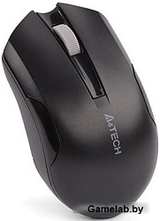 Мышь A4 V-Track G3-200NS черный оптическая (1000dpi) беспроводная USB (3but)