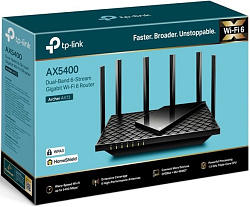 Роутер беспроводной TP-Link Archer AX73 AX5400 10/100/1000BASE-TX черный