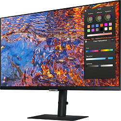 Монитор 27" SAMSUNG S27B800PXI (ViewFinity S8 S80PB UHD) Black (IPS, 3840x2160, HDMI+DP+Type C (90W)