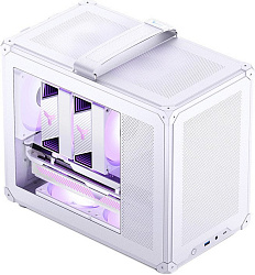 Корпус JONSBO C6 MAX White без БП, mini-ITX, micro-ATX, белый