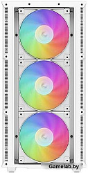 Корпус Deepcool CH560 WH без БП, боковое окно (закаленное стекло), 3x140мм ARGB вентилятор спереди и